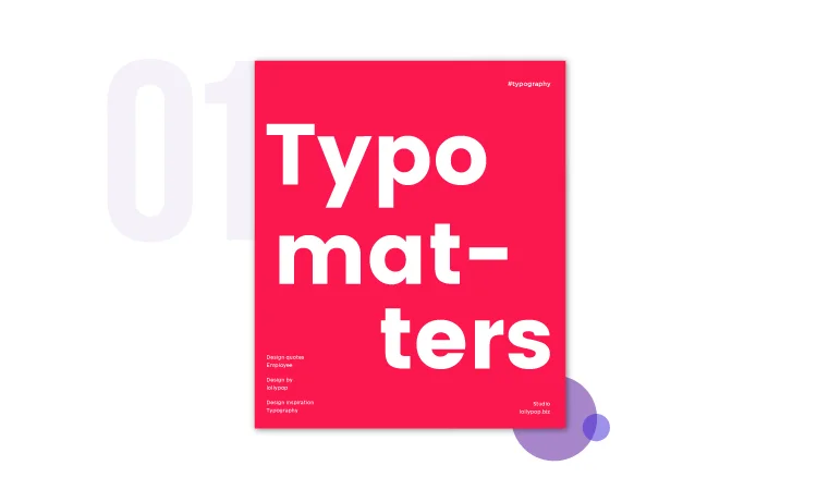 Typography: Big fonts