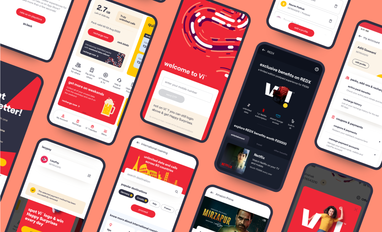 Vi portfolio | Changing the face of design for telecom