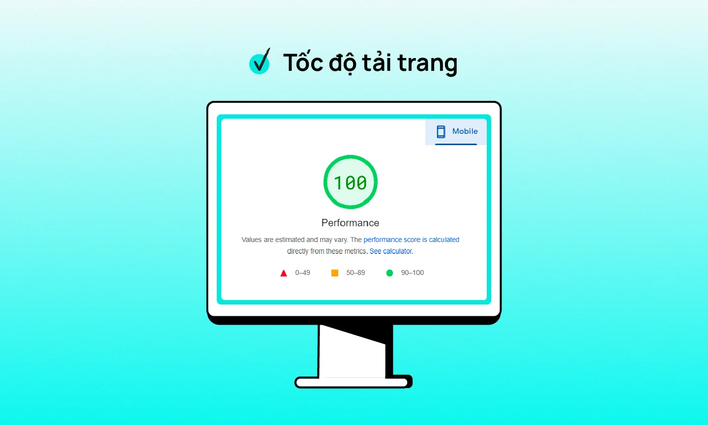 Tốc độ tải trang nhanh chóng