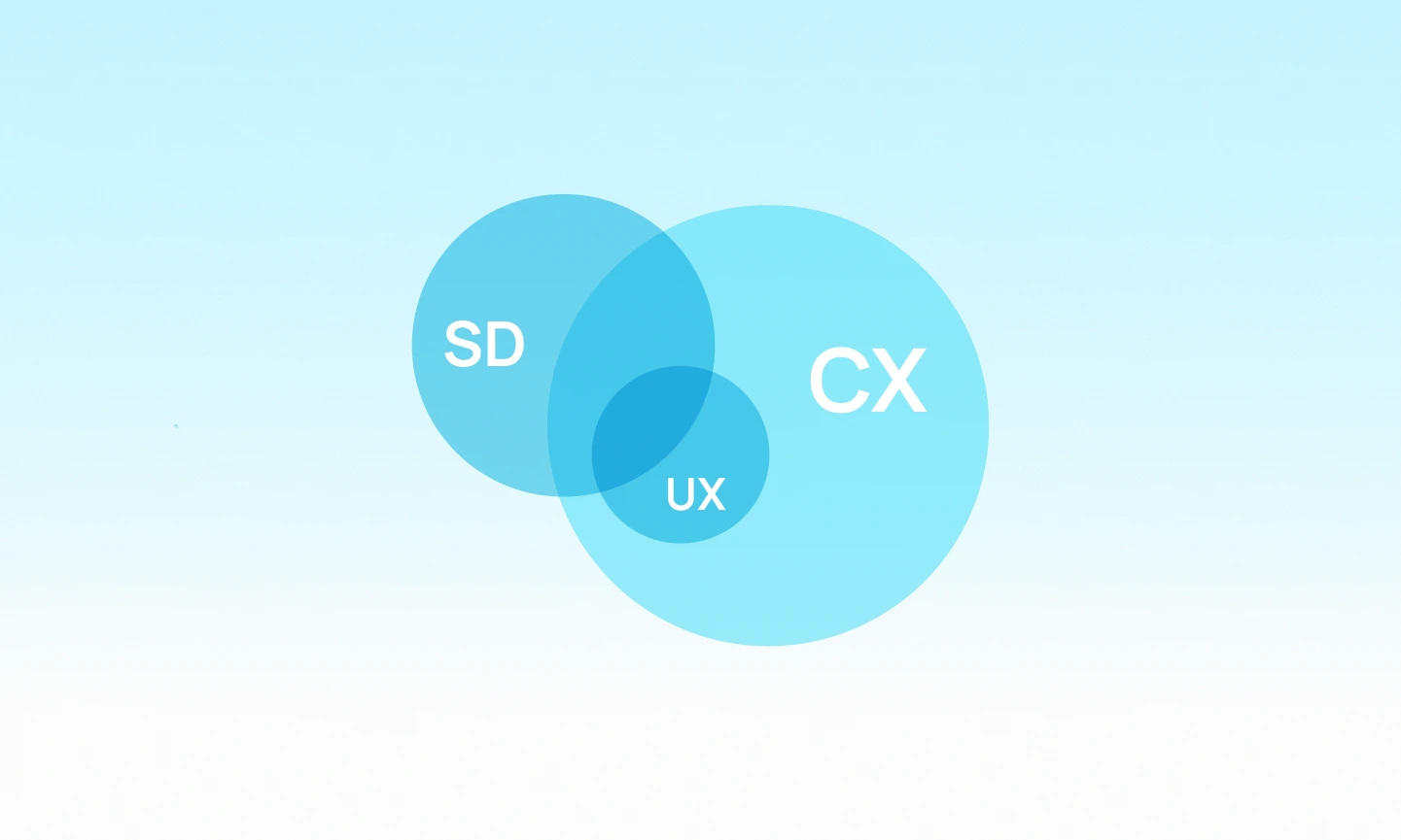 CX vs UX vs Service Design