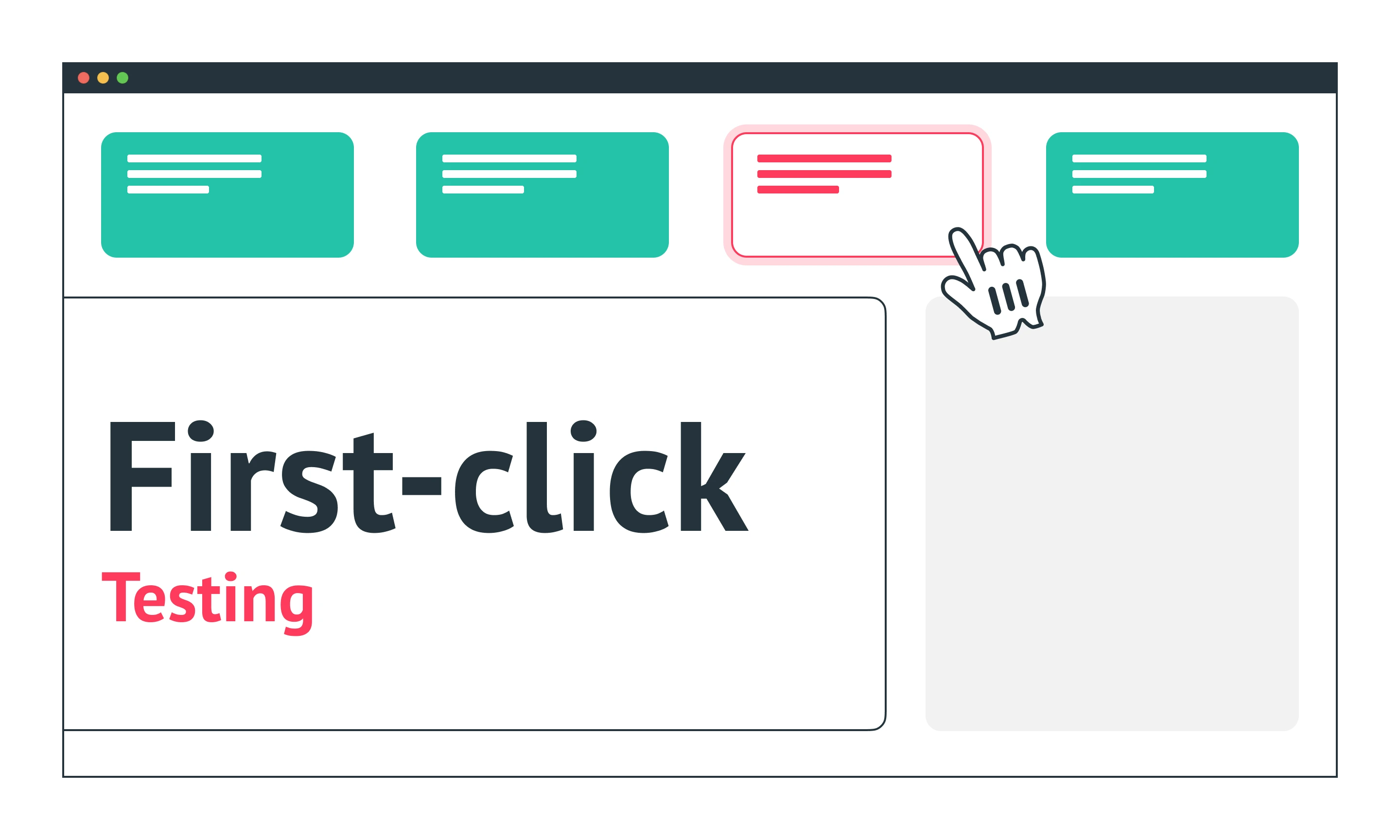 First-click testing