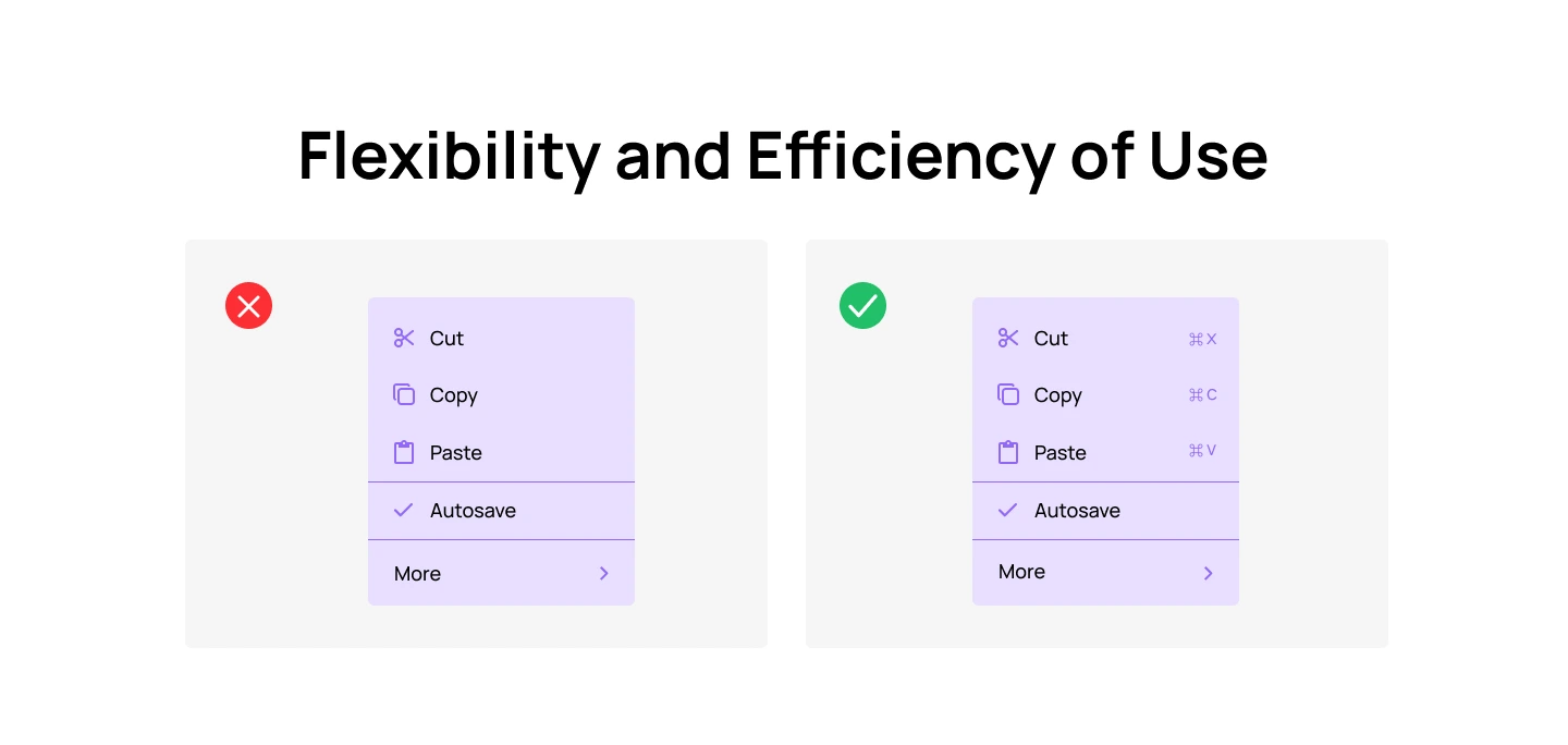 Flexibility and Efficiency of Use