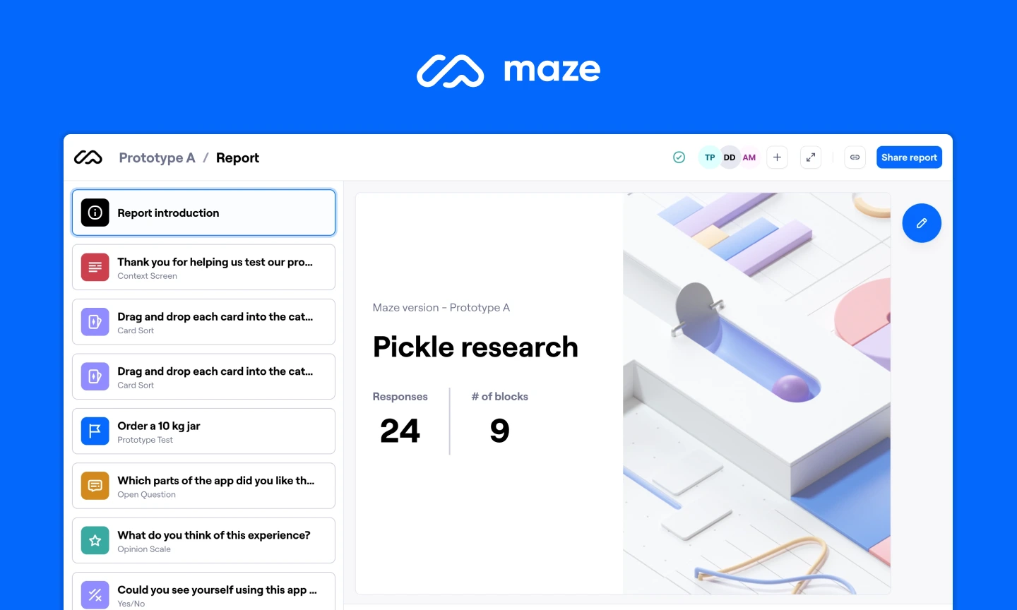 Maze - Usability Testing Tools