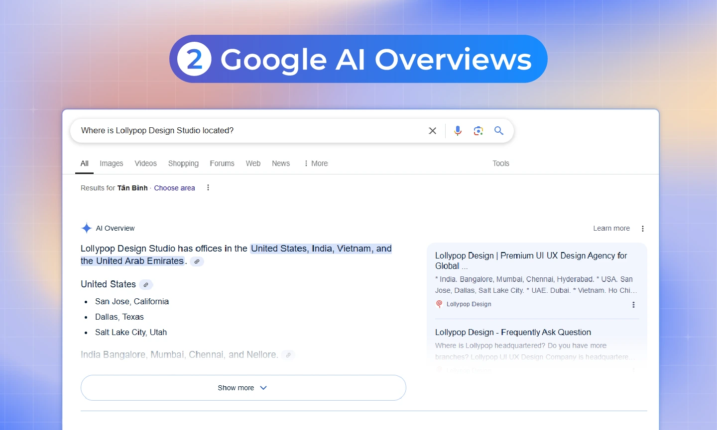 google ai search engine​