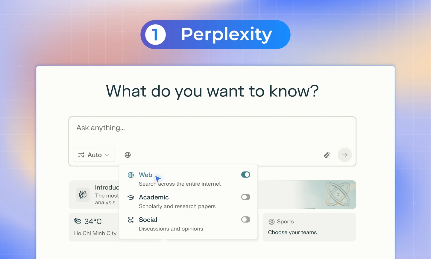 perplexity ai search engine​