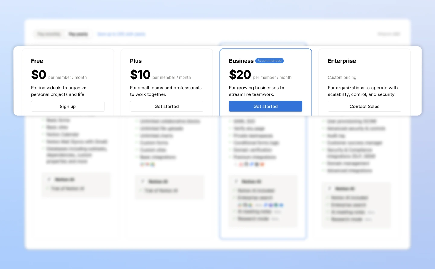 Align each tier with one target buyer persona