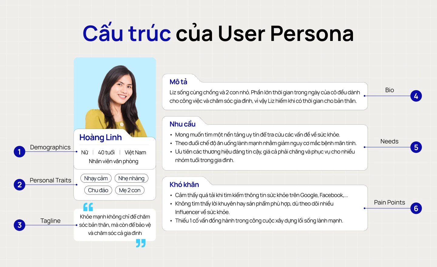 Cấu trúc của User Persona