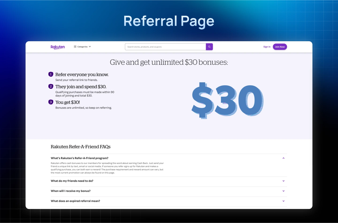 Referral Page