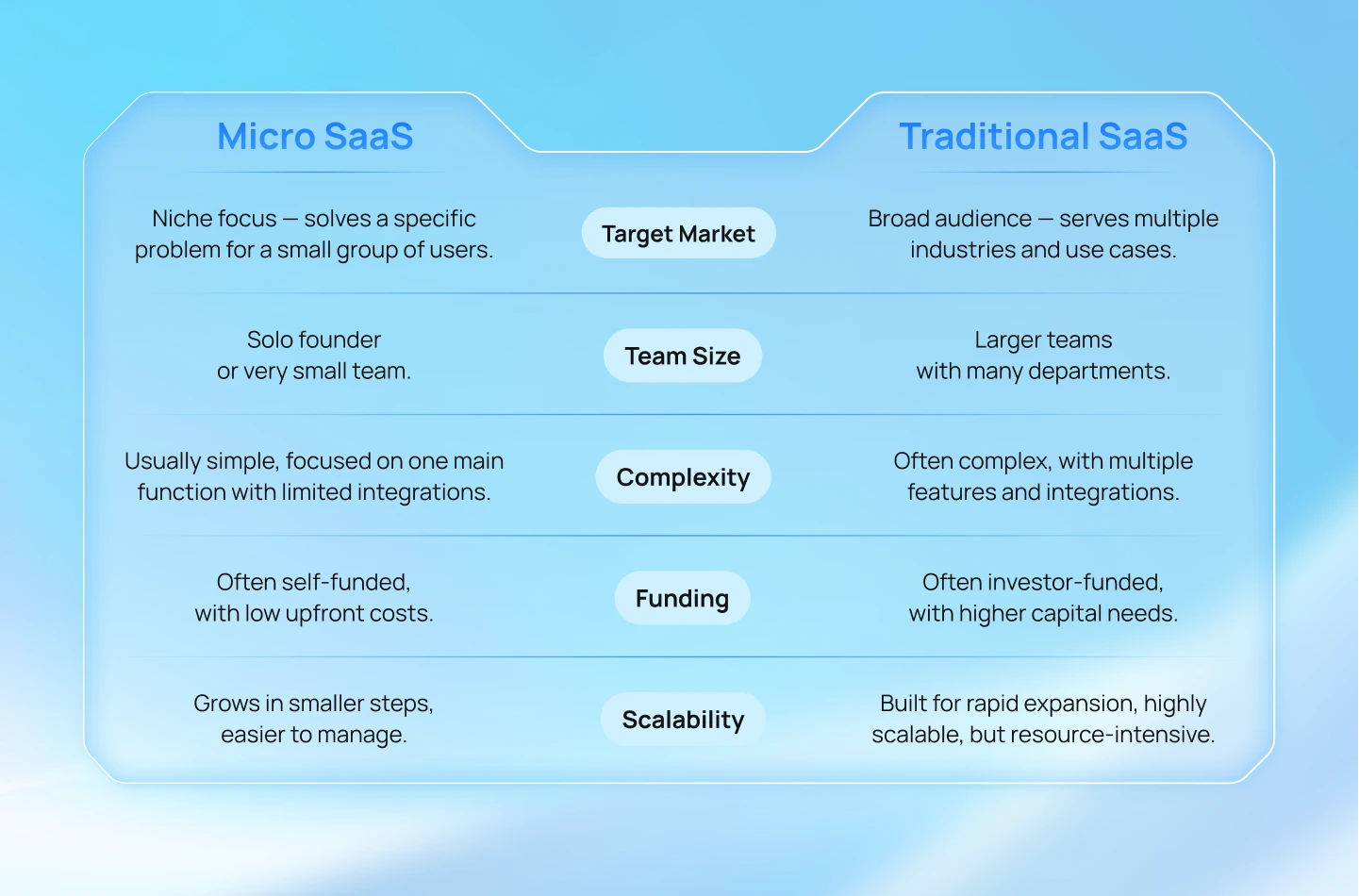 Micro SaaS vs Traditional SaaS