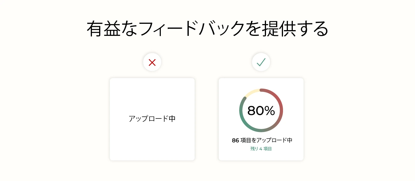 有益なフィードバックを提供する