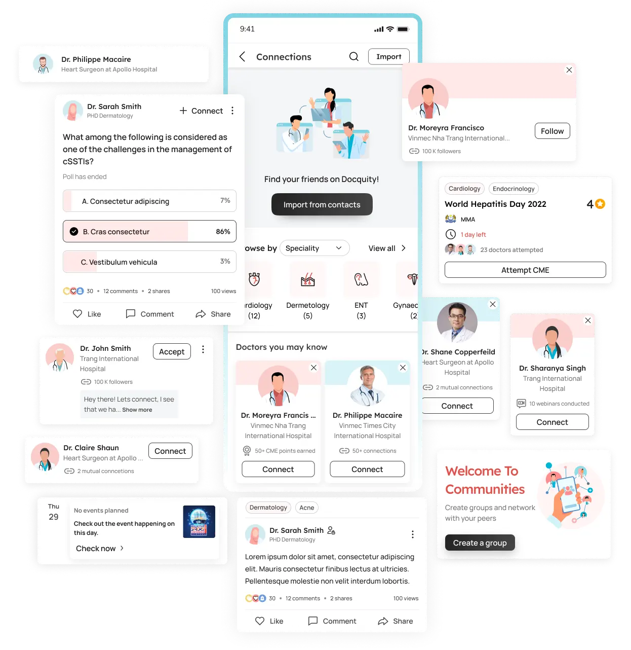 Mobile App UI Screens