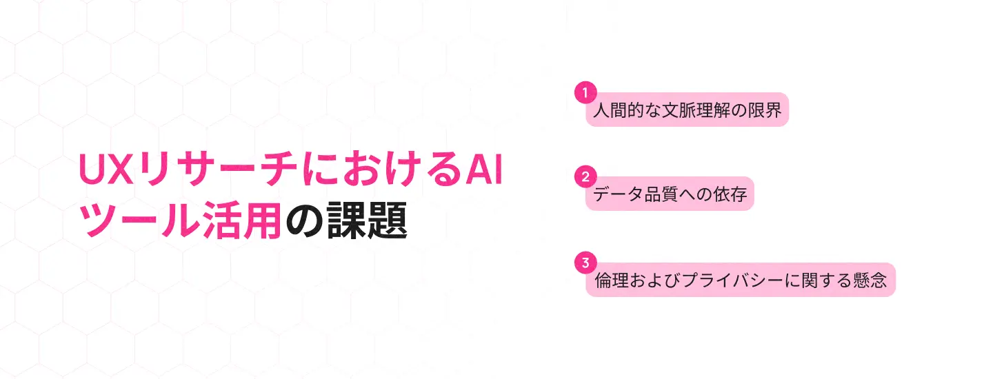 UXリサーチにおけるAIツール活用の限界