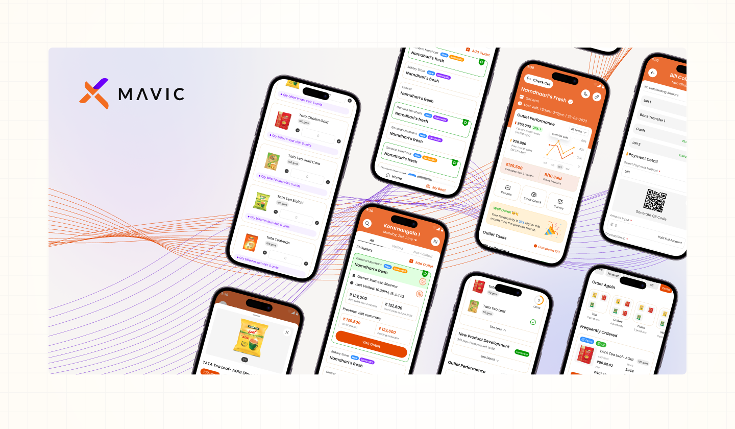 Tata Mavic: Tối ưu thiết kế giao diện quản lý bán hàng