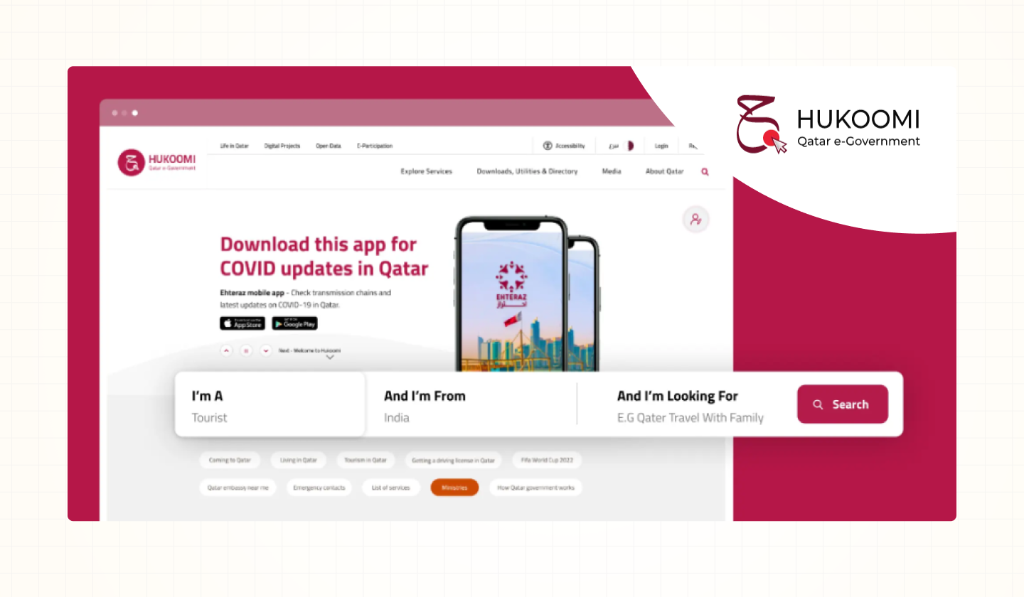 Hukoomi: Chuyển đổi số cho Chính phủ Qatar