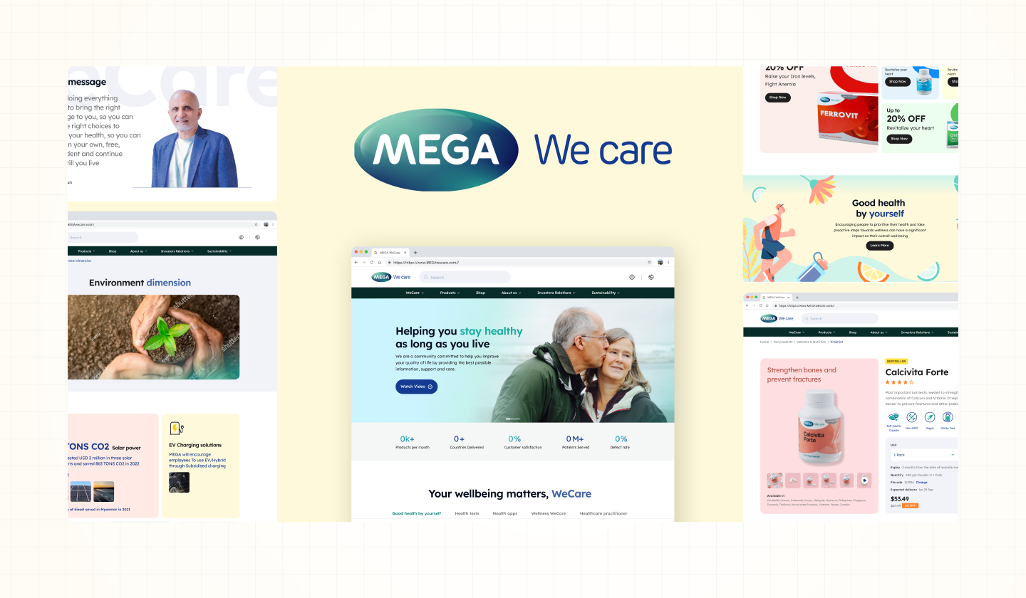 Mega We Care: Nền tảng chăm sóc sức khỏe toàn diện