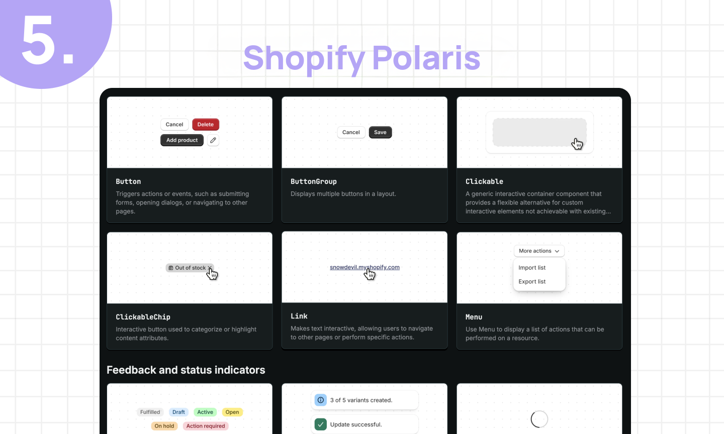 Shopify Polaris